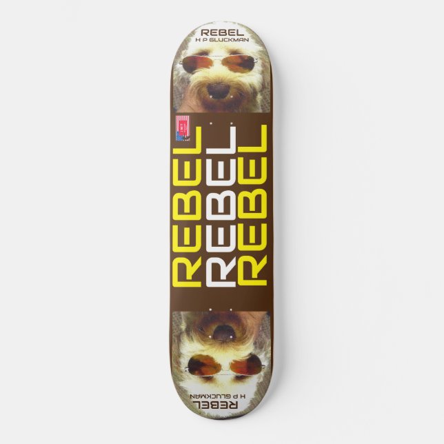 REBEL H P G 8 1/4" Skateboard Deck (Vorderseite)