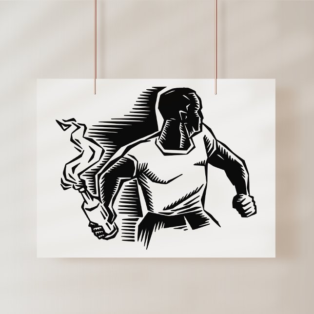 Rebel, Molotov Cocktail, Riots, Communist Style Fotodruck (Von Creator hochgeladen)