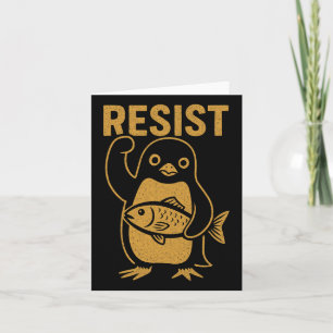 Rebel Penguin gegen Trumpf gegen Hi Karte