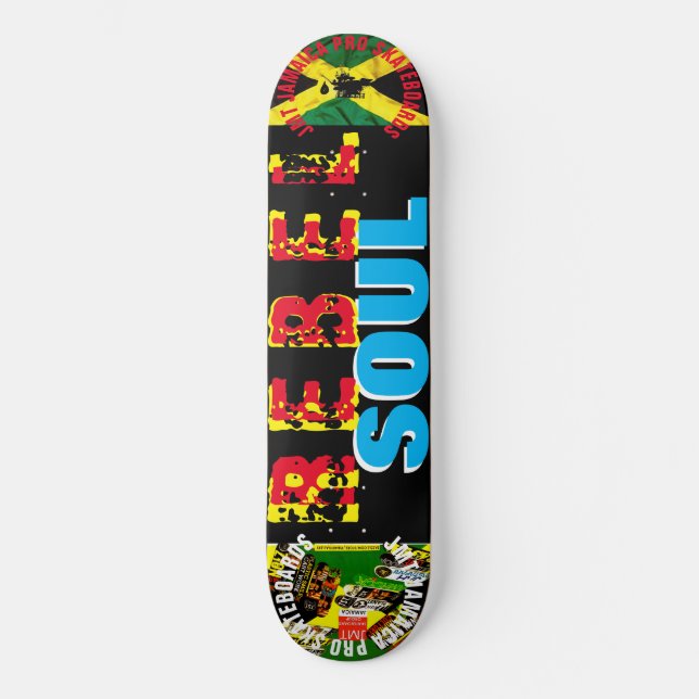 REBEL SOUL 8 1/4" Skateboard Deck (Vorderseite)