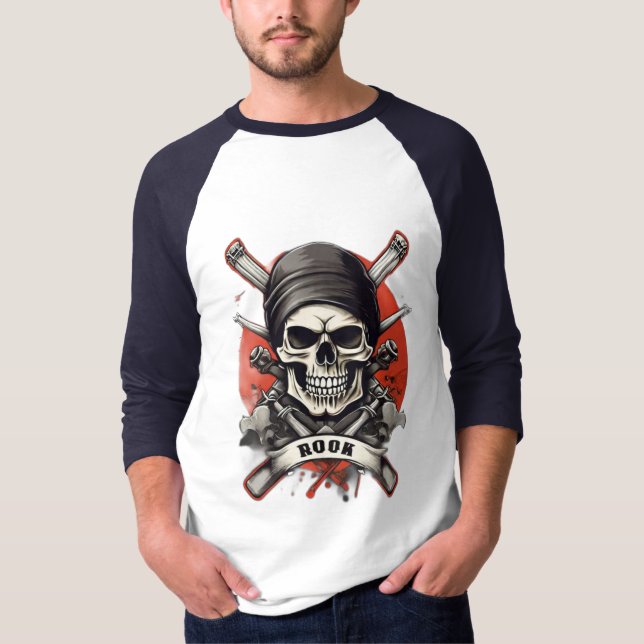 Rebel Threads: Entfesseln Sie Ihren inneren Rockst T-Shirt (Vorderseite)