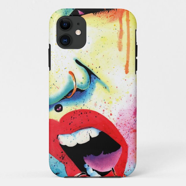 Rebel Yell - Pop Art Portrait Case-Mate iPhone Hülle (Rückseite)