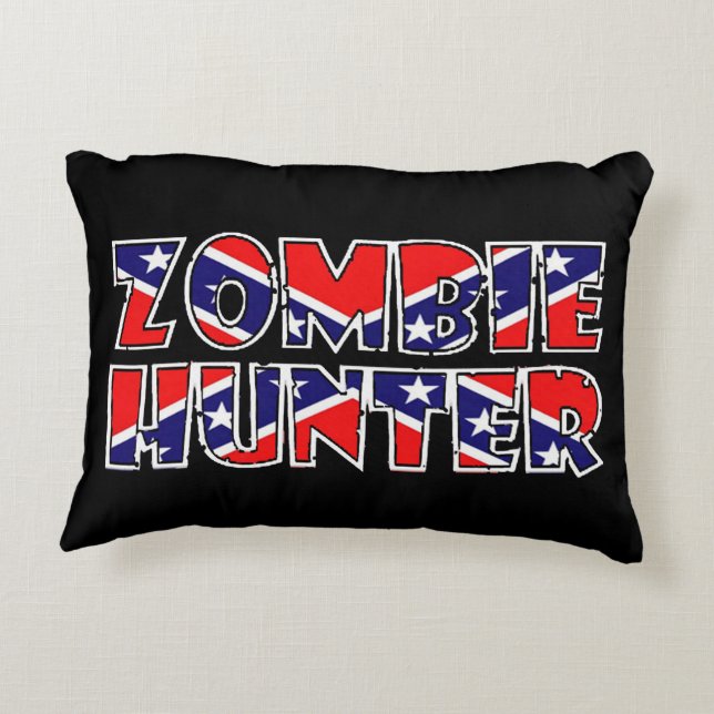 Rebel Zombie Hunter Zierkissen (Rückseite)