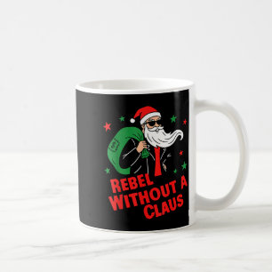 Rebell ohne Claus – Coole Santa-Lederjacke C Kaffeetasse
