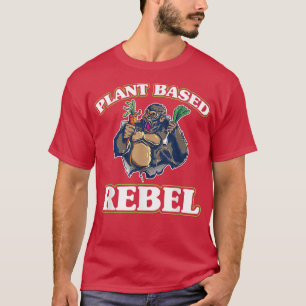 Rebellen auf Pflanze Vegetarian Gorilla Vegan Acti T-Shirt