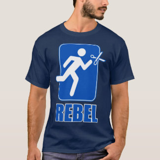Rebellen, die mit Schere laufen T-Shirt