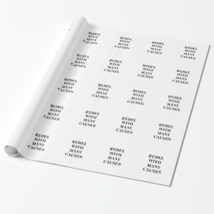 Rebellen mit vielen Ursachen Geschenkpapier