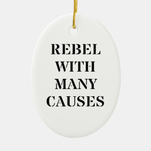 Rebellen mit vielen Ursachen Keramikornament
