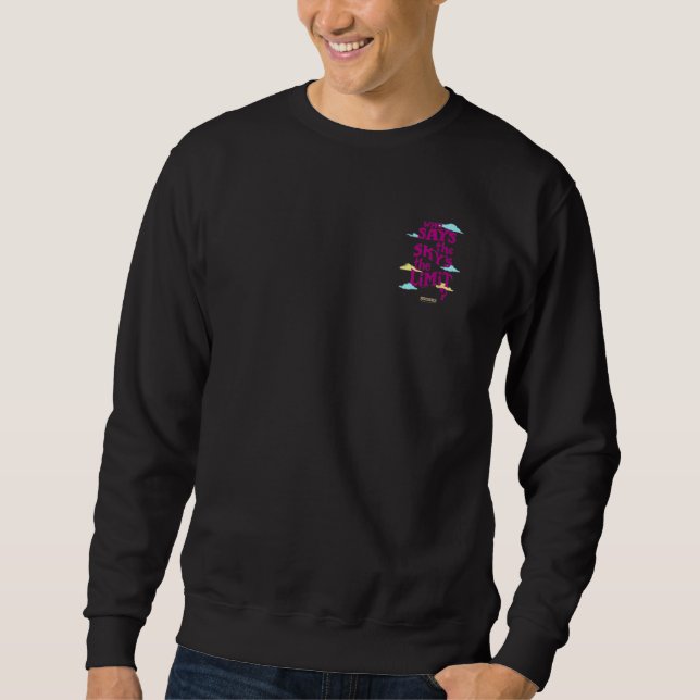 Rebellengruppen, die die Grenzen des Himmels sagen Sweatshirt (Vorderseite)