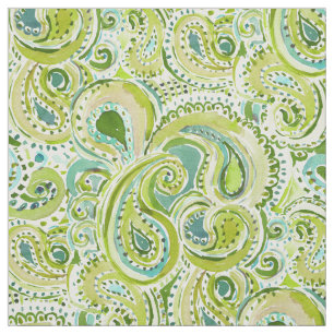 REBELLENtendenz Grün Paisley Stoff