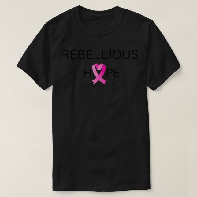 Rebellige Hope Darmkrebs T-Shirt (Design vorne)