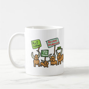 Rebellion bei Tieren Kaffeetasse