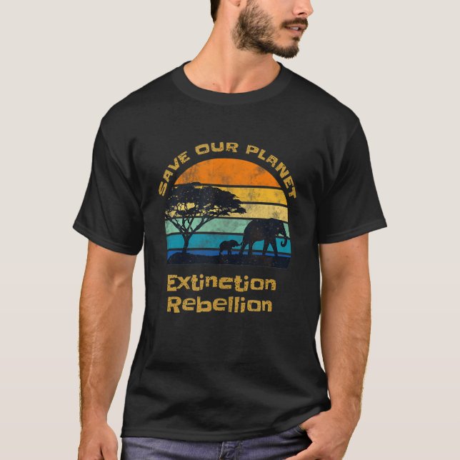Rebellion der internationalen Bewegung zur Bekämpf T-Shirt (Vorderseite)