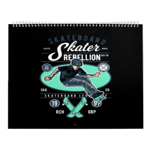 Rebellion des Skaters Kalender