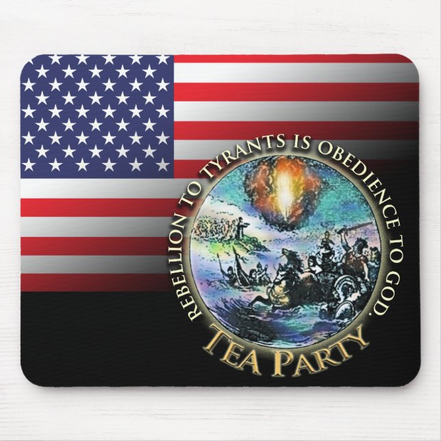 Rebellion gegen Tyrants Mousepad im US-Party Tee (Vorne)