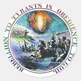 Rebellion gegenüber Tyrannen Stickers