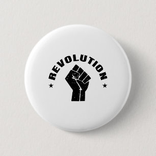 Rebellion Retro Black Che G Button