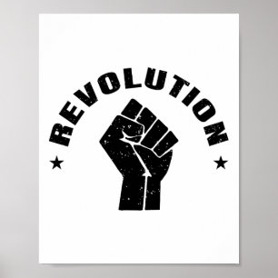 Rebellion Retro Black Che G Poster