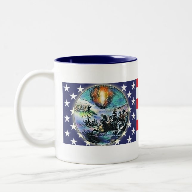 Rebellion Tasse der US-Flagge (Links)