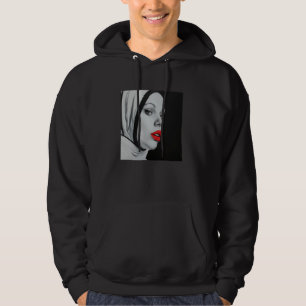 rebellische Nonne mit Lippenstift, rebellische Non Hoodie