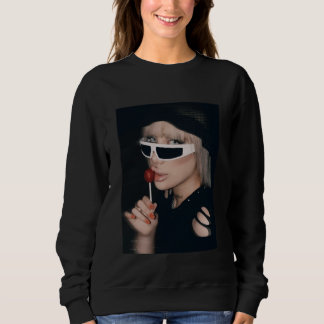 Rebellische Prinzessin Stimmungs-Sweatshirt  Sweatshirt