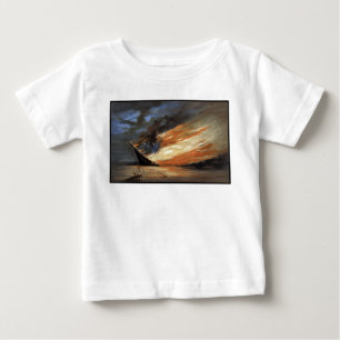 Rebellisches Flaggschiff des Bürgerkriegs auf Feue Baby T-shirt