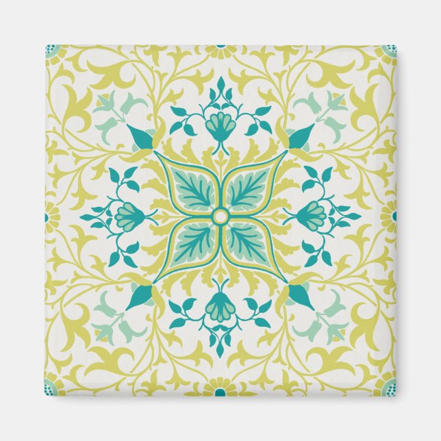 Rebenmuster (von William Morris) Magnet (Vorne)