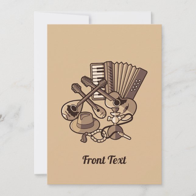 Rebetiko Icons Einladung (Vorderseite)