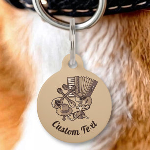 Rebetiko Icons Pet ID Tag Haustiermarke