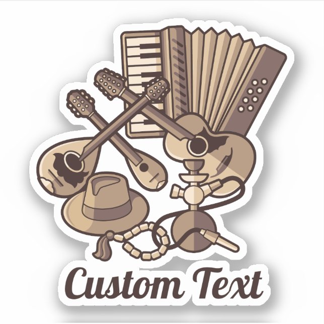 Rebetiko Icons Sticker (Vorderseite)