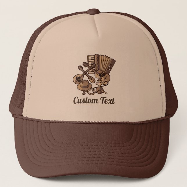 Rebetiko Icons Trucker Hat Truckerkappe (Vorderseite)