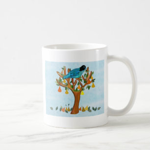 Rebhuhn ein in den Birnen-Baum-Tassen Kaffeetasse