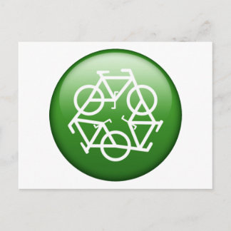 ReBicycle Green Postkarte