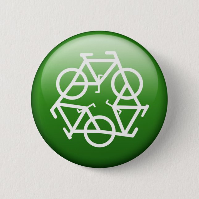 ReBicycle Grün Button (Vorderseite)