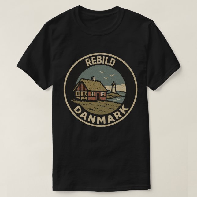 Rebild, Dänemark T-Shirt (Design vorne)