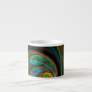 Rebirth Abstrakt Art Espresso Tasse