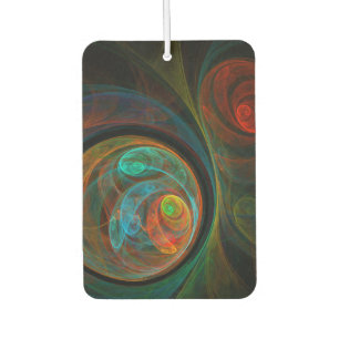 Rebirth Blue Abstrakt Art Autolufterfrischer