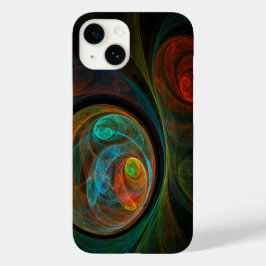 Rebirth Blue Abstrakt Art Case-Mate iPhone 14 Hülle