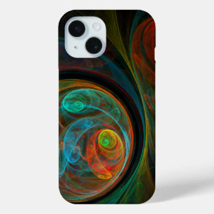 Rebirth Blue Abstrakt Art Case-Mate iPhone Hülle