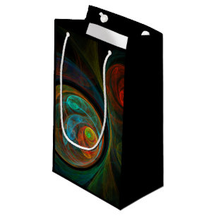 Rebirth Blue Abstrakt Art Kleine Geschenktüte