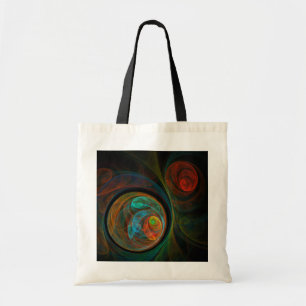 Rebirth Blue Abstrakt Art Toag Tragetasche