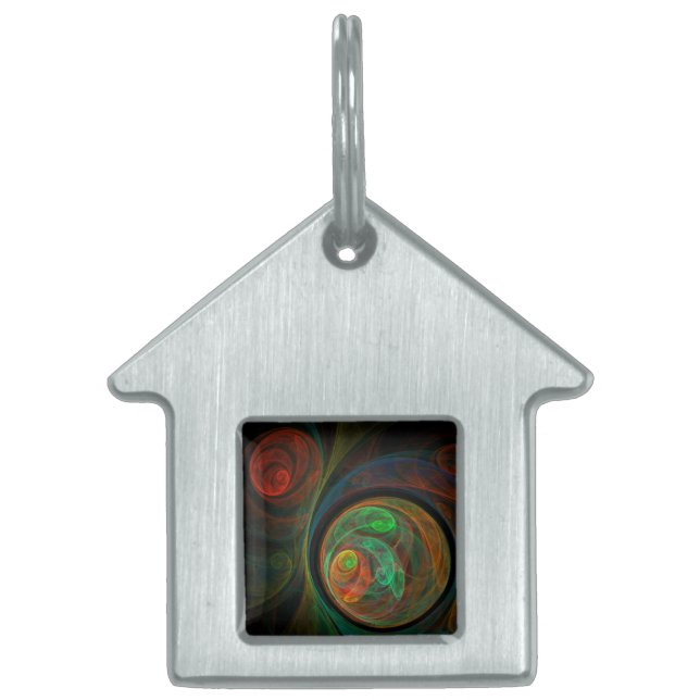Rebirth Green Abstrakt Art House Tiermarke (Vorderseite)