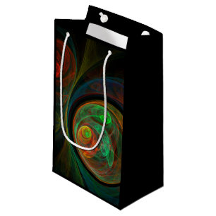 Rebirth Green Abstrakt Art Kleine Geschenktüte