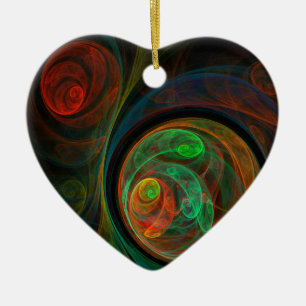 Rebirth Green Abstrakt Art Museum Keramik Ornament