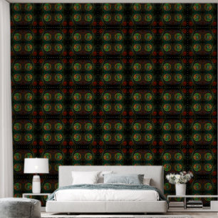 Rebirth Green Abstrakt Art Tapete