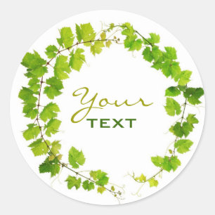 Rebkleber Runder Aufkleber