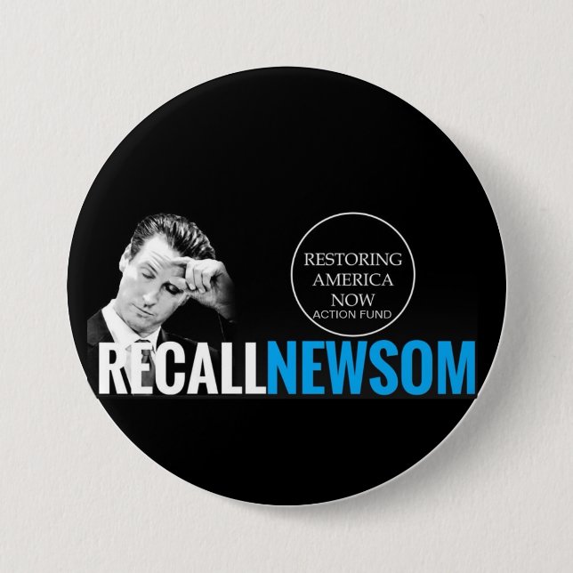 RECALL NEWSOM NOW BUTTON (Vorderseite)
