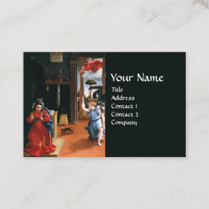 RECANATI ANNUNCIATION by Lorenzo Lotto Visitenkarte