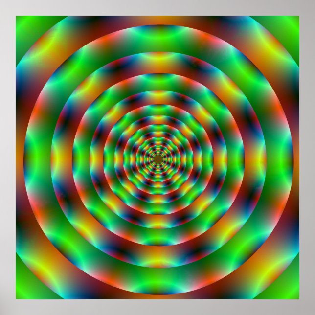 Receding Rings Poster (Vorne)