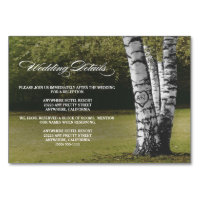 Réception de mariage avec un bijou sculpté + Carte
